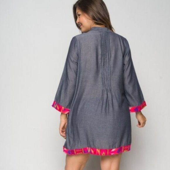 HOST PICK Cute Boho Plus Tunic/Dress LAST ONE! - Picture 11 of 11
